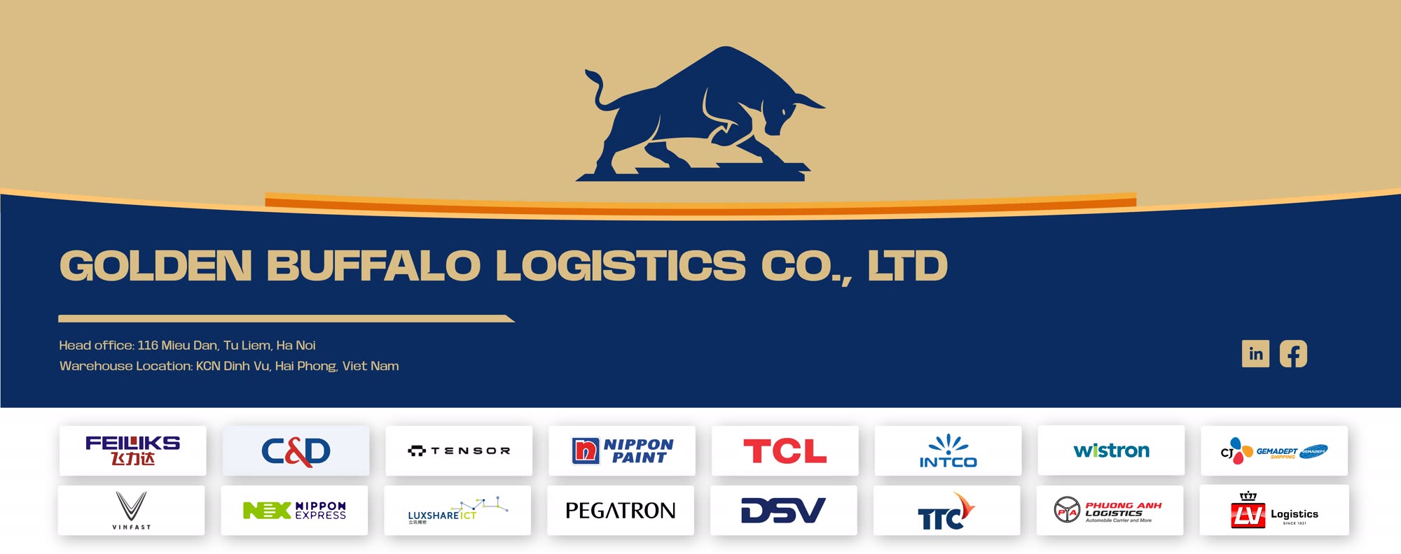 Logo các đối tác của Golden Buffalo Logistics