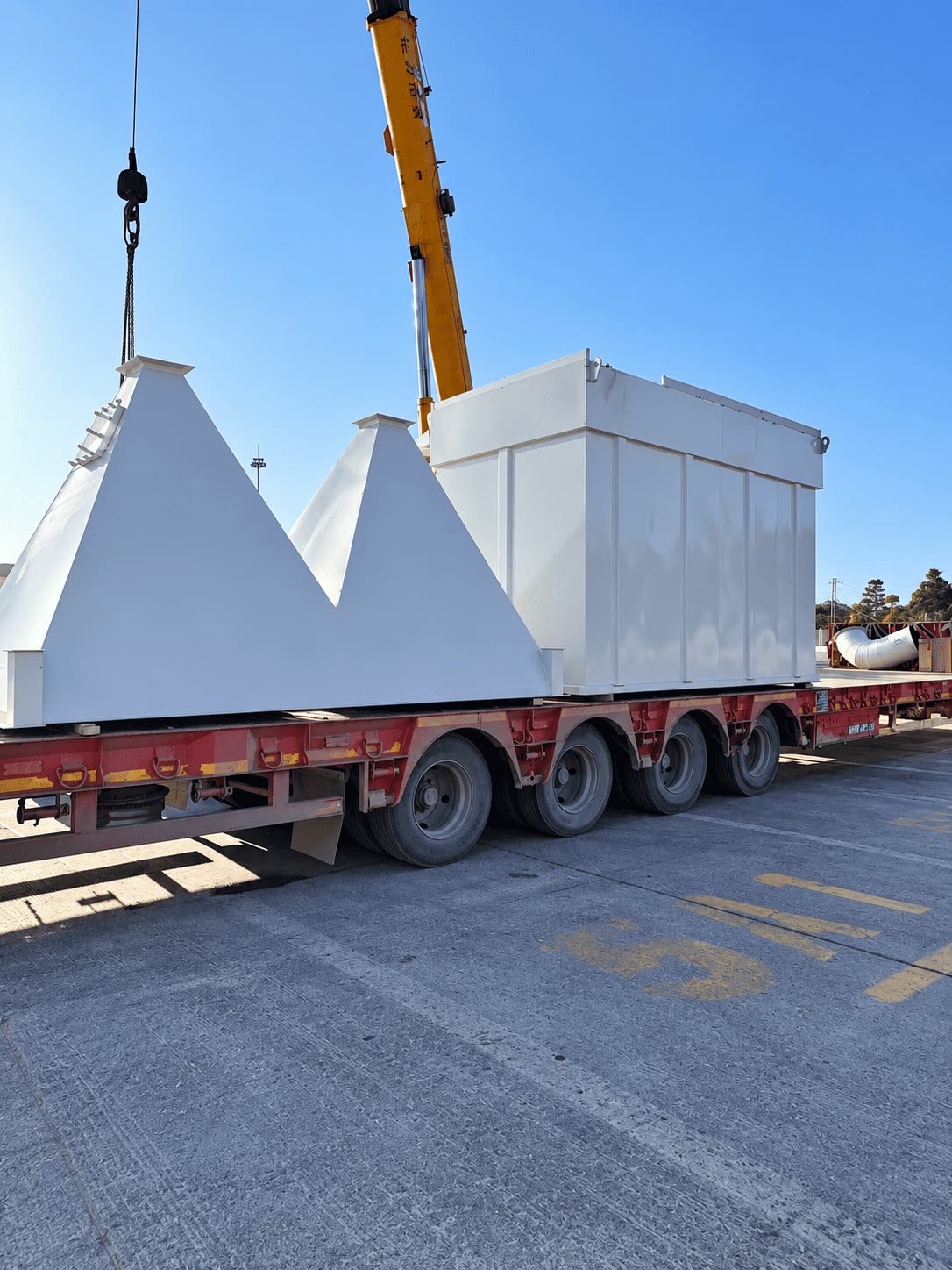 Module thiết bị trên xe lowbed
